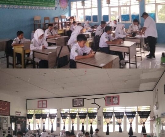 Masuki Hari ke-2 Pelaksanaan ASAS Genap di MTsN Bulungan Berjalan Lancar