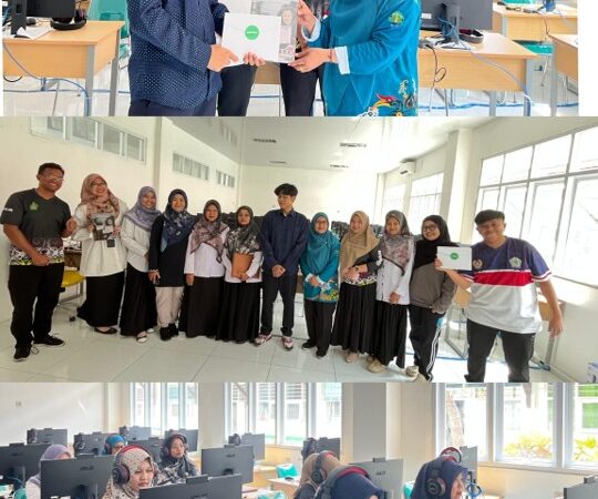  Simulasi Pengunaan Perangkat Laboratorium Bahasa Para Guru Dikenalkan Software Sanako
